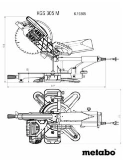 Metabo KS 305 M Afkortzaag - 2000W - 305 X 30mm - 619003000 -Metabo Winkel 07155bce79eb28f8a435e0dabf4eaa72
