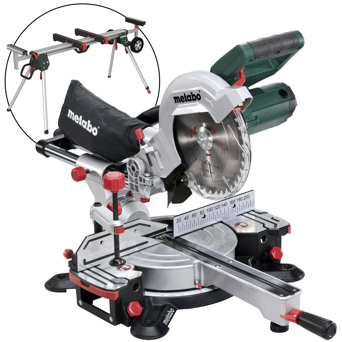 Metabo KGS 216 M Afkortzaag Incl. Onderstel (KSU 401) - 1500W - 216 X 30mm - 690858000 3 Metabo KGS 216 M Afkortzaag Incl. Onderstel (KSU 401) - 1500W - 216 X 30mm - 690858000