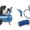 Hyundai 55801 Set Compressor Inclusief Accessoireset - 8 Bar - 24L - 55801 + 55902 -Metabo Winkel 62cad55449a378cfdf4273e89b7c29b4