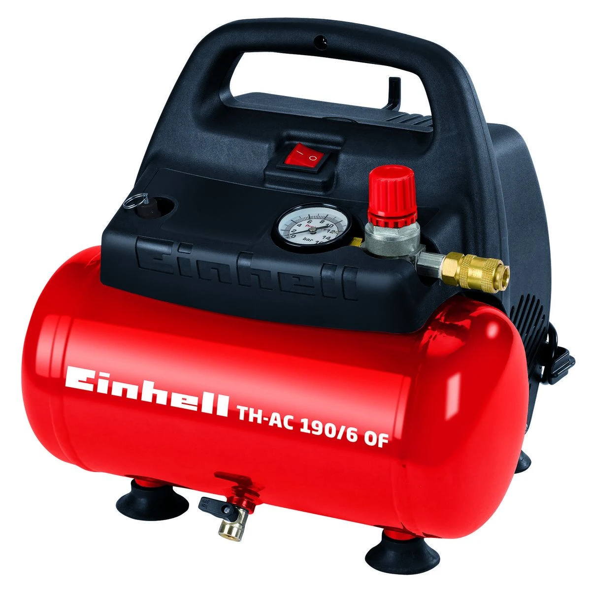 Einhell TC-AC 190/6 OF Compressor - 1100W - 8 Bar - 6L - 4020495 3 Einhell TC-AC 190/6 OF Compressor - 1100W - 8 Bar - 6L - 4020495