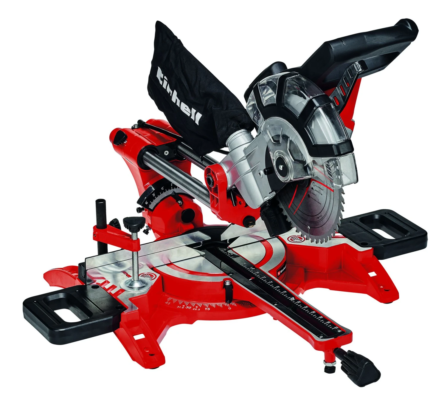 Einhell TC-SM 2131/1 Duaal, Radiaal Afkort- En Verstekzaag - 1800W - 210 X 30mm - 4300390 3 Einhell TC-SM 2131/1 Duaal, Radiaal Afkort- En Verstekzaag - 1800W - 210 X 30mm - 4300390