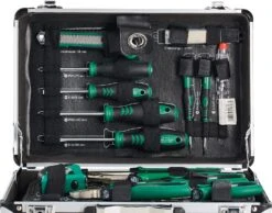 Brüder Mannesmann 29067 Gereedschapset In Aluminium Koffer - 90-delig -Metabo Winkel 99aa225082eec01fff99374a874caf35