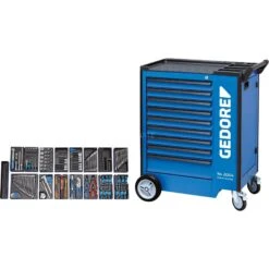 Gedore 1500 ES-02-2004 Gereedschapwagen Gevuld - 207-delig - 2657708 -Metabo Winkel e45979cf8791e7b6767198f8731fdcb4