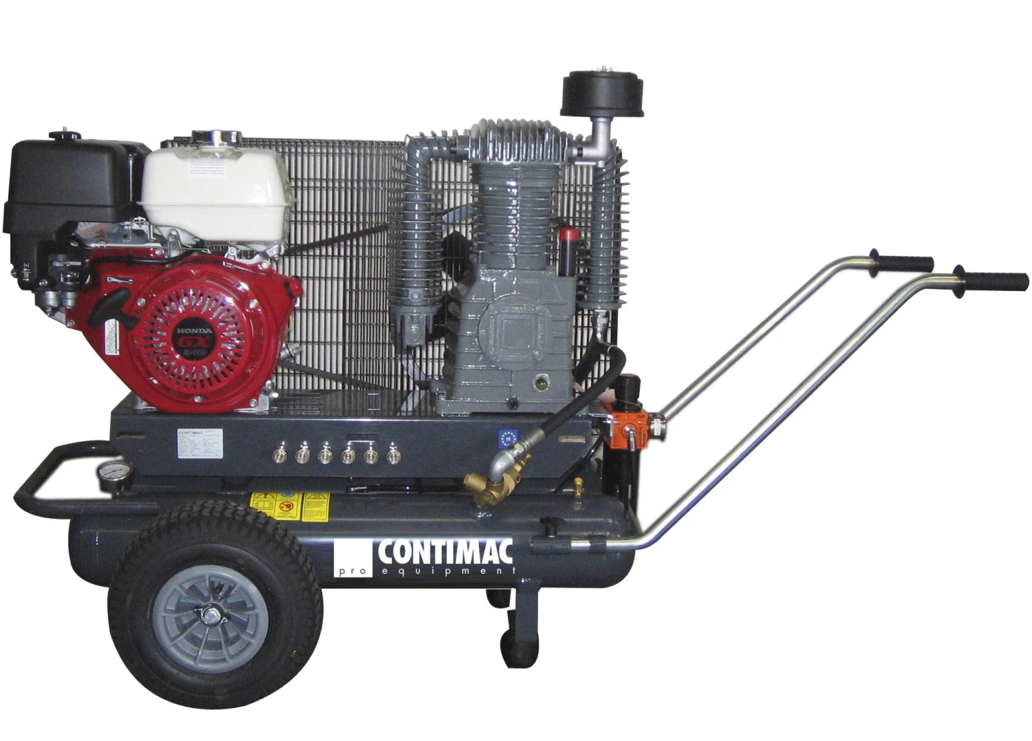 Contimac CM 950/11/17+17 Compressor - 5,5 PK - 10 Bar - 950 L/min - 17+17 L 4 Contimac CM 950/11/17+17 Compressor - 5,5 PK - 10 Bar - 950 L/min - 17+17 L - Afbeelding 2