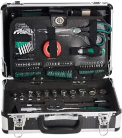 Brüder Mannesmann 29067 Gereedschapset In Aluminium Koffer - 90-delig -Metabo Winkel e6847bece3202dfce9cf7d6c797e38b4